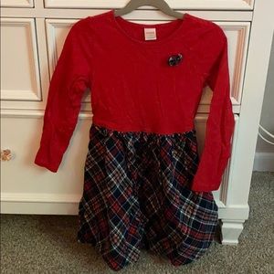 Gymboree red plaid dress